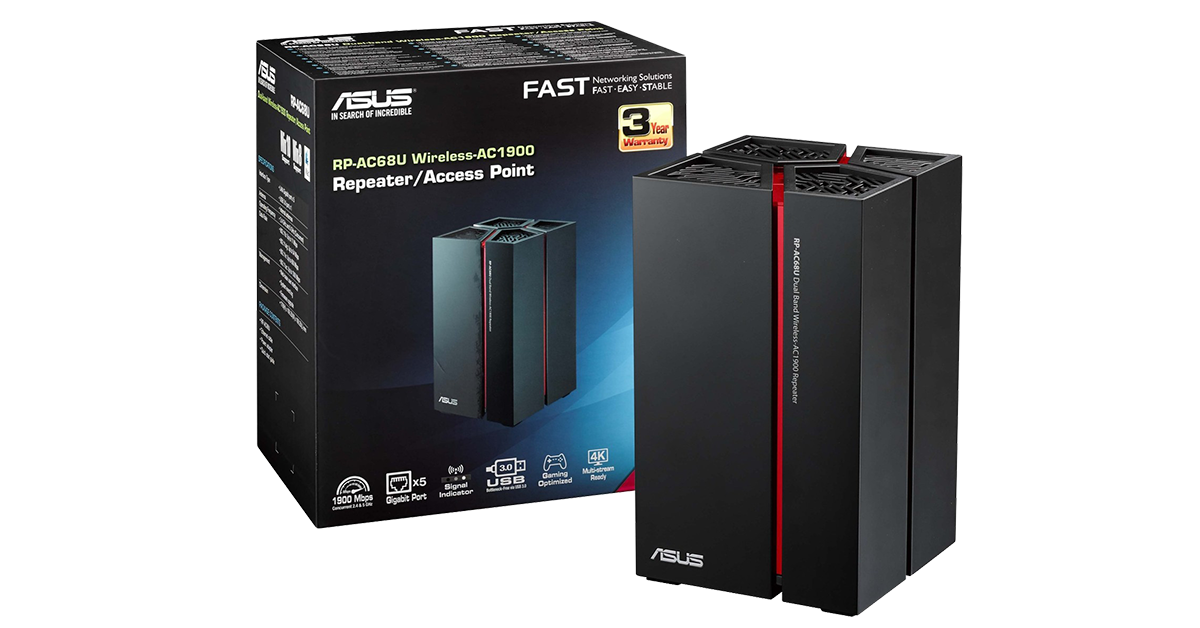 ASUS RP-AC68U AC1900 Access Point 1200x628